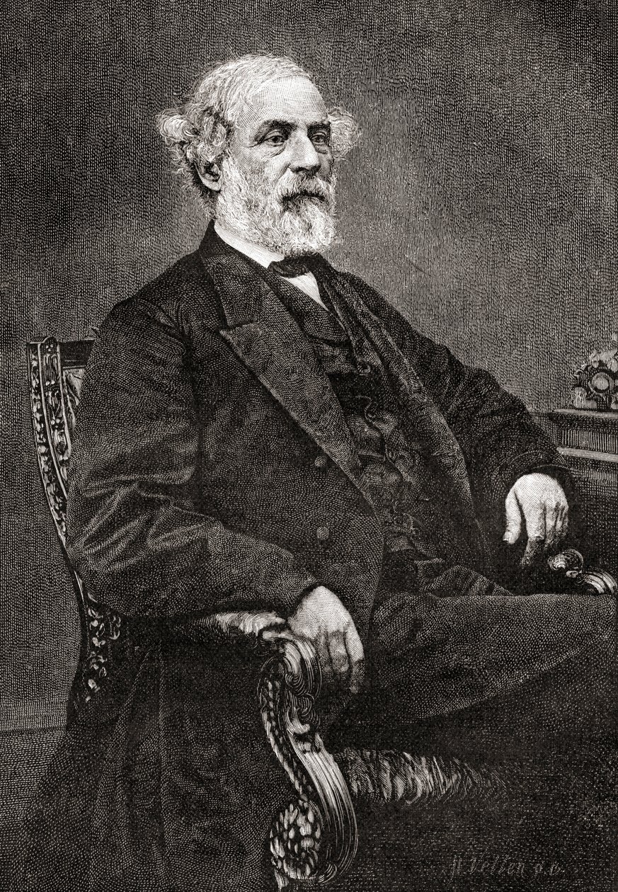 نشر روبرت إدوارد لي ، من مجلة القرن ، عام 1887 (نقش) بواسطة غير معروف