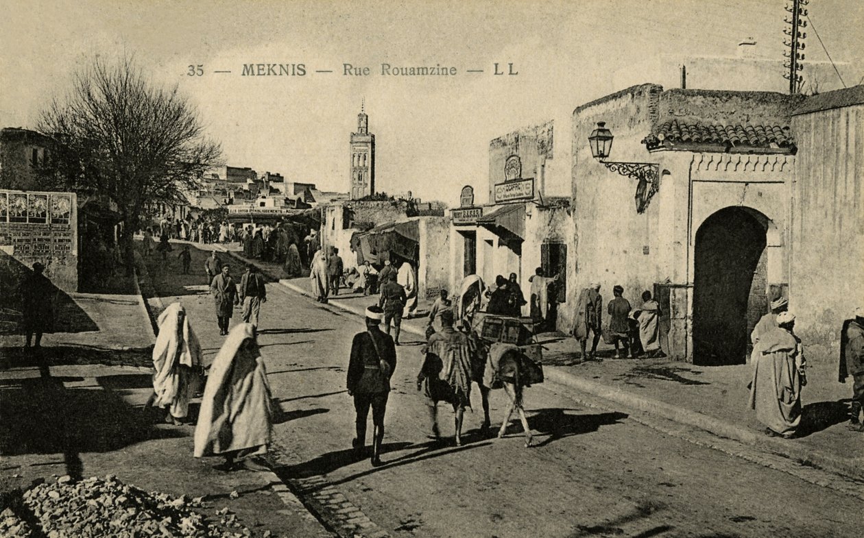 شارع روامزين، مكناس، المغرب بواسطة فنان غير معروف