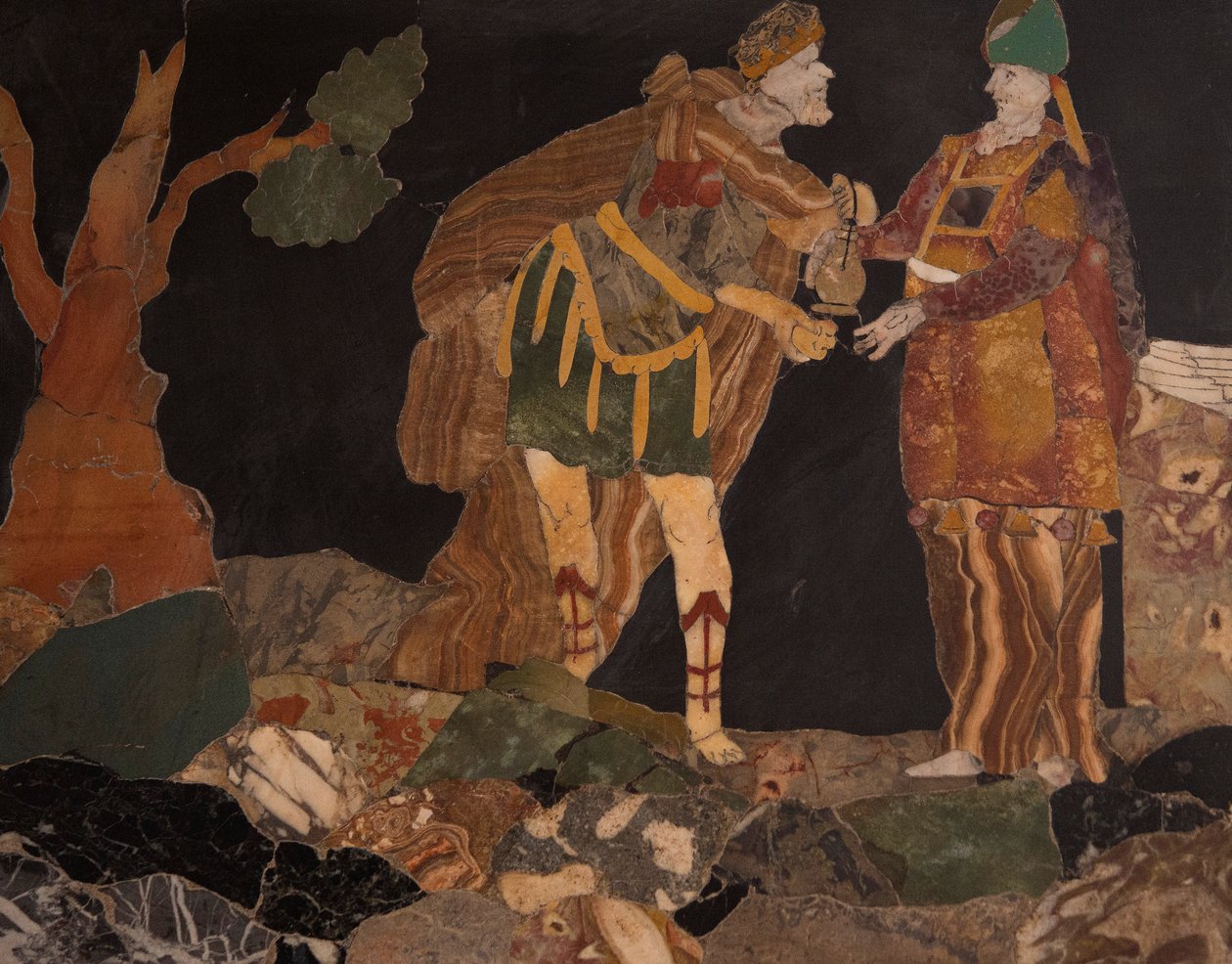 كنيسة القديس كورونا ، المذبح ، رخام التارسيا ، فيتشنزا ، فينيتو ، إيطاليا (صورة) بواسطة فنان غير معروف