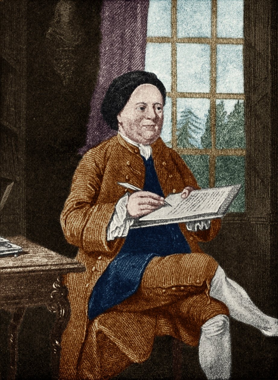 صموئيل ريتشاردسون ، صورة. الكاتب الإنجليزي 19 أغسطس 1689 - 4 يوليو 1761. بواسطة ماسون تشامبرلين بواسطة غير معروف