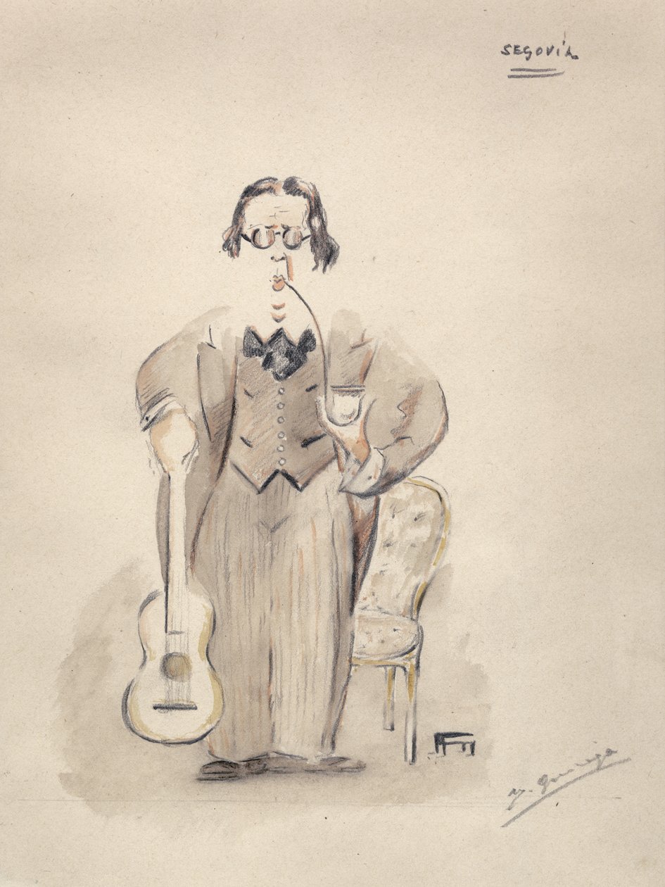سيغوفيا ، إسبانيا ، حوالي عام 1925 (رسم تخطيطي) بواسطة فنان غير معروف