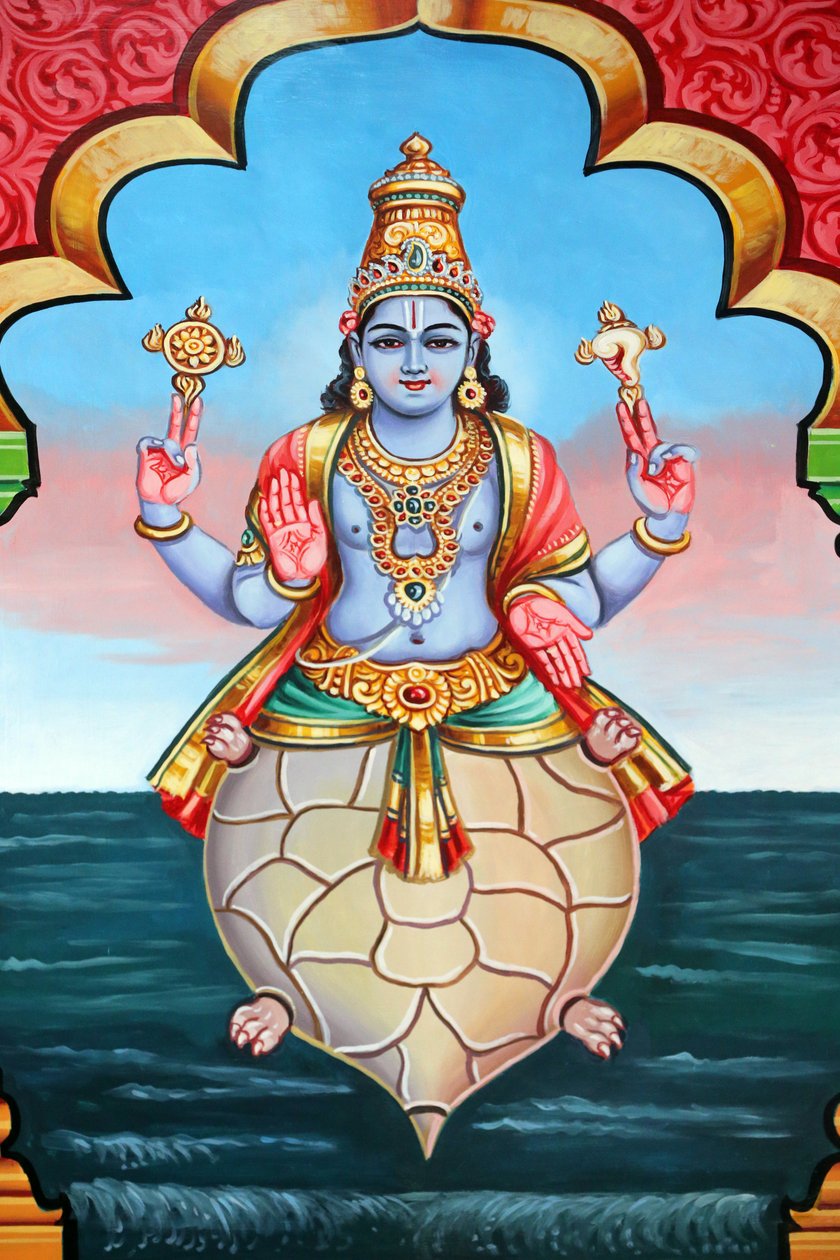 Sri Vadapathira Kaliamman hindu temple. Avatar of Vishnu. Kurma 2nd incarnation. Singapore بواسطة غير معروف