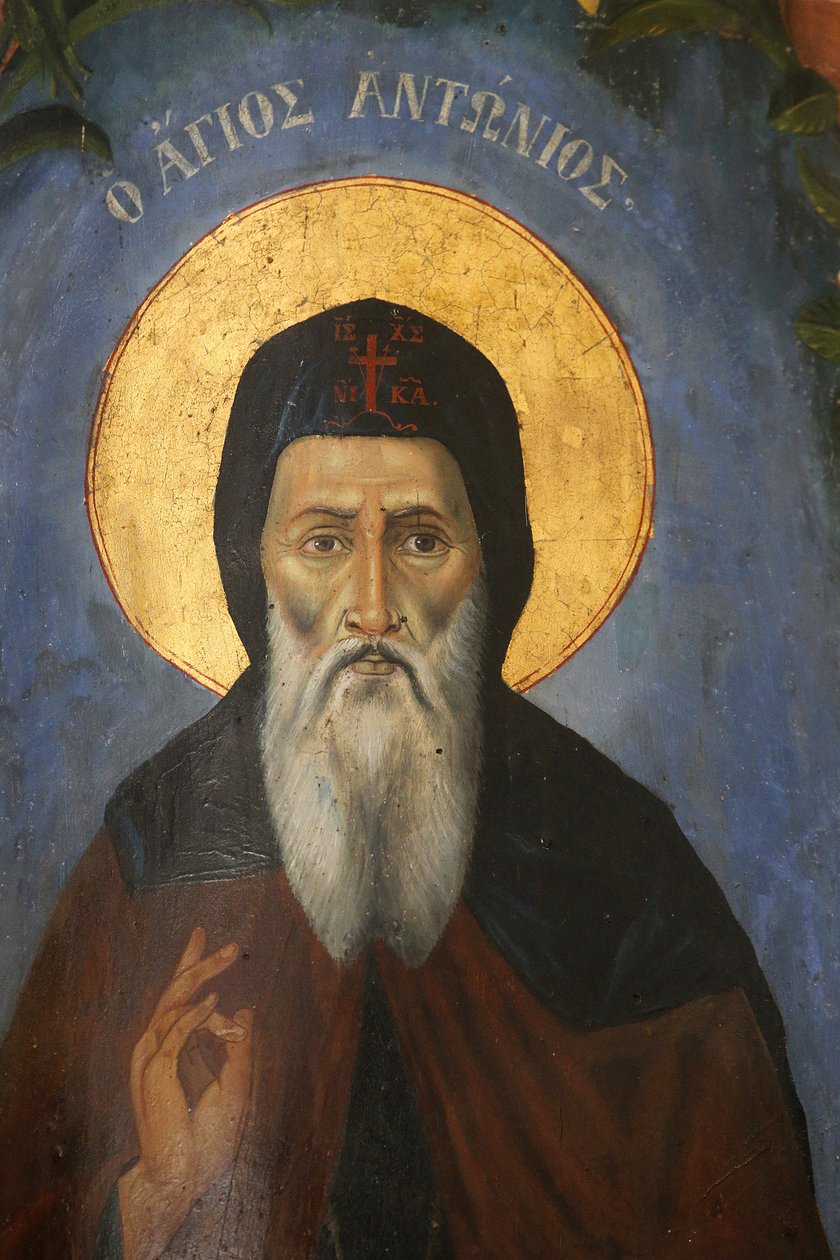 St. Anthony icon, 20150507, Nicosia, Cyprus بواسطة غير معروف