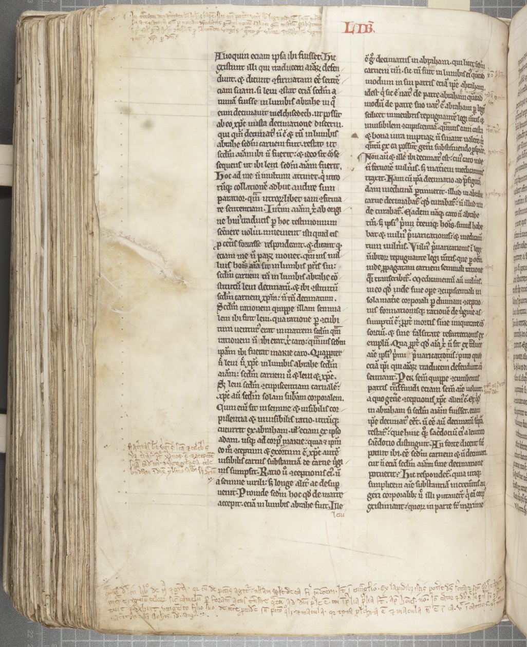 القديس أوغسطينوس أوبرا هيبو ، حوالي 1200 (قلم وحبر على ورق) بواسطة غير معروف