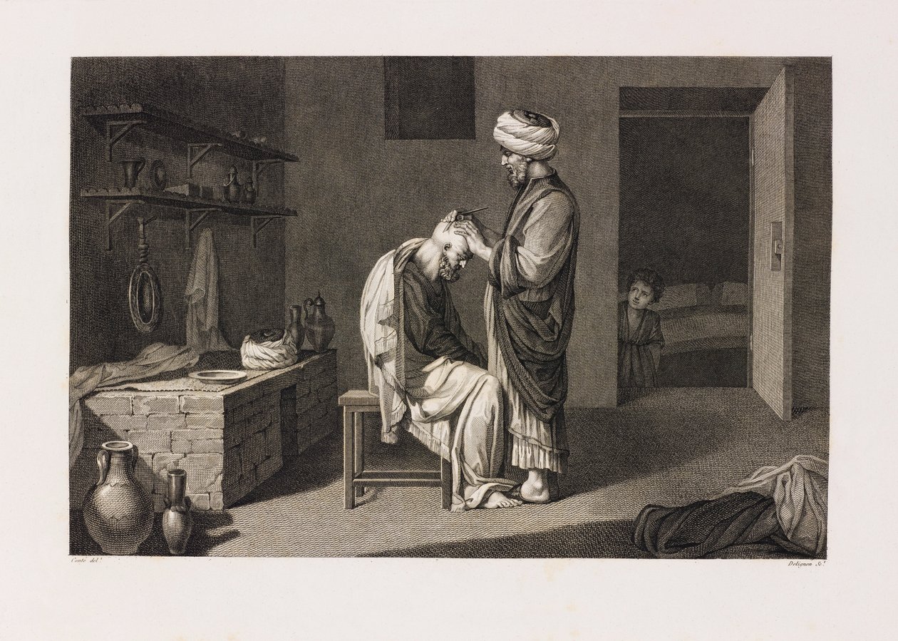 الحلاق بواسطة غير معروف