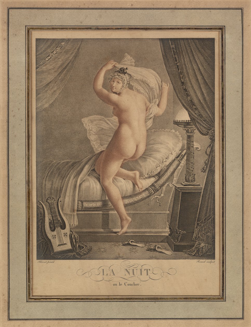 الليل ، باريس ، حوالي 1815 (نقش) بواسطة فنان غير معروف