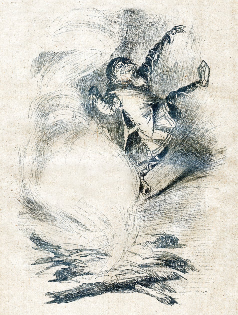 قزم تراكاسين. (رسم توضيحي ، حوالي عام 1910) بواسطة فنان غير معروف