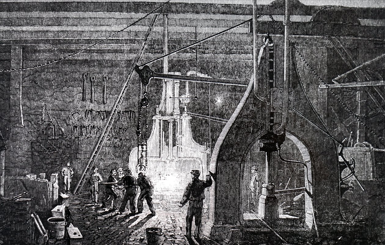 أرضية التصنيع لشركة Robert Stephenson and Company. بواسطة غير معروف