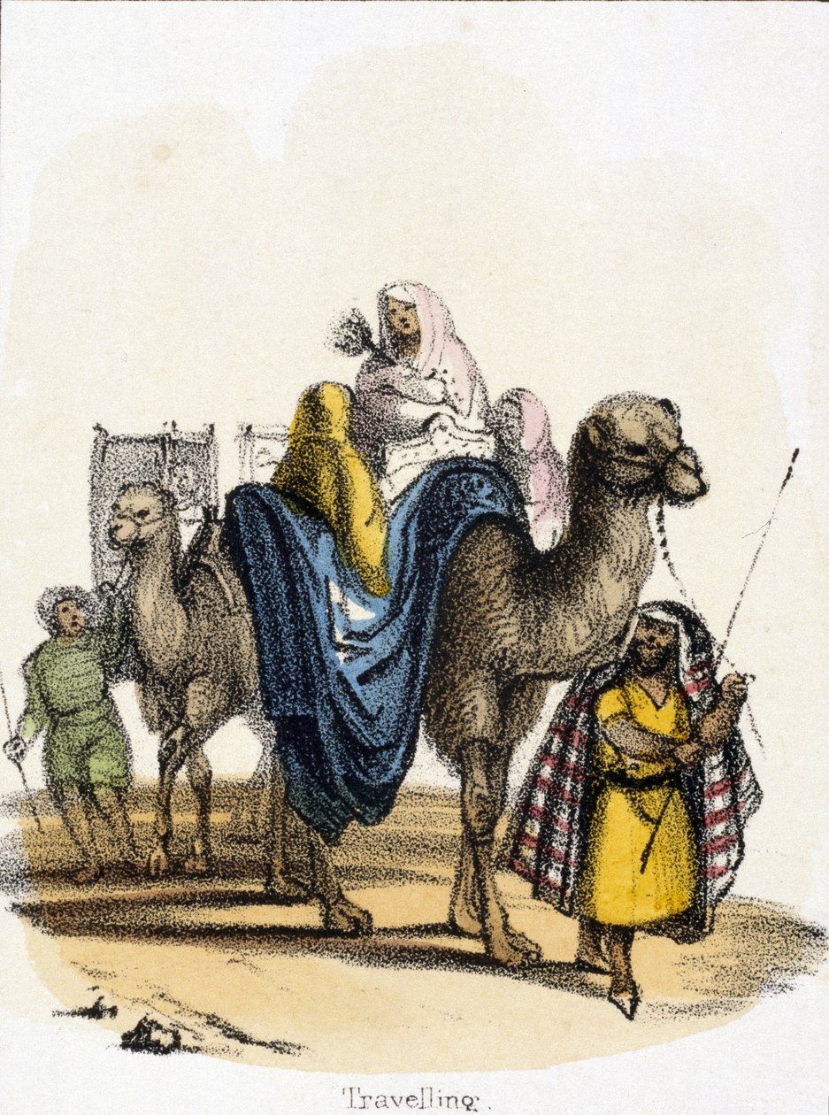 السفر ، عام ١٨٤٥ بواسطة فنان غير معروف