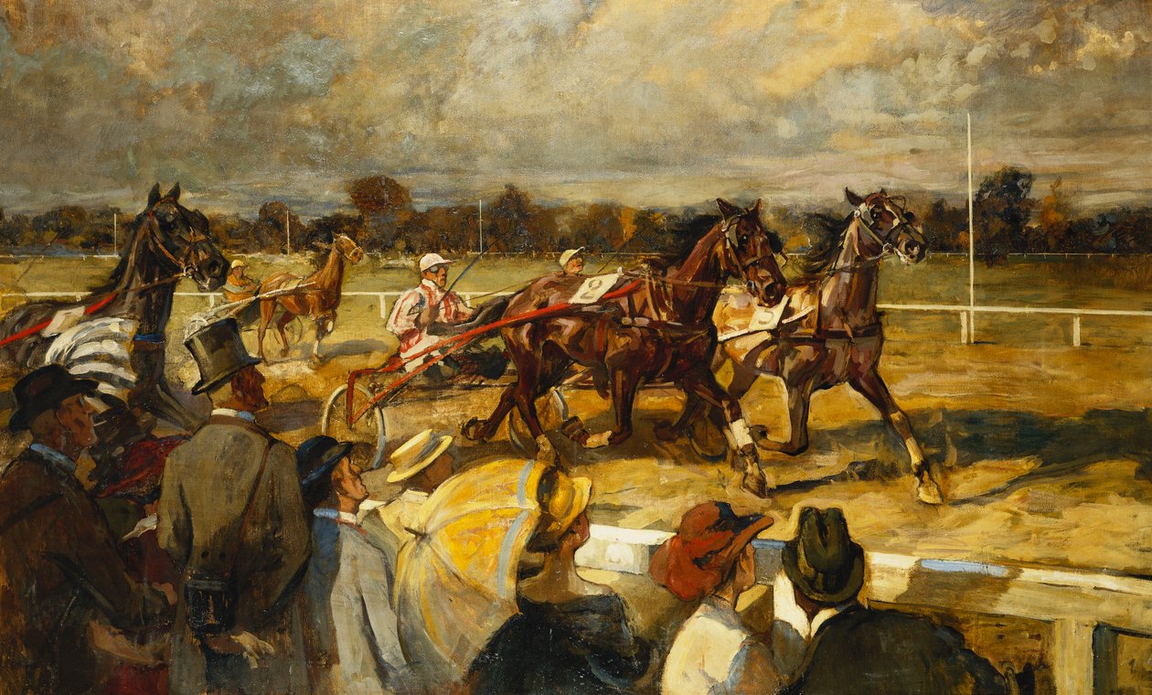 الهرولة ، حديقة هوب ، برلين ، c.1900 بواسطة غير معروف
