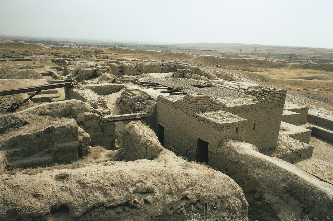 تركمانستان. أنقاض نيسا. قائمة اليونسكو للتراث العالمي ، 2007 بواسطة فنان غير معروف