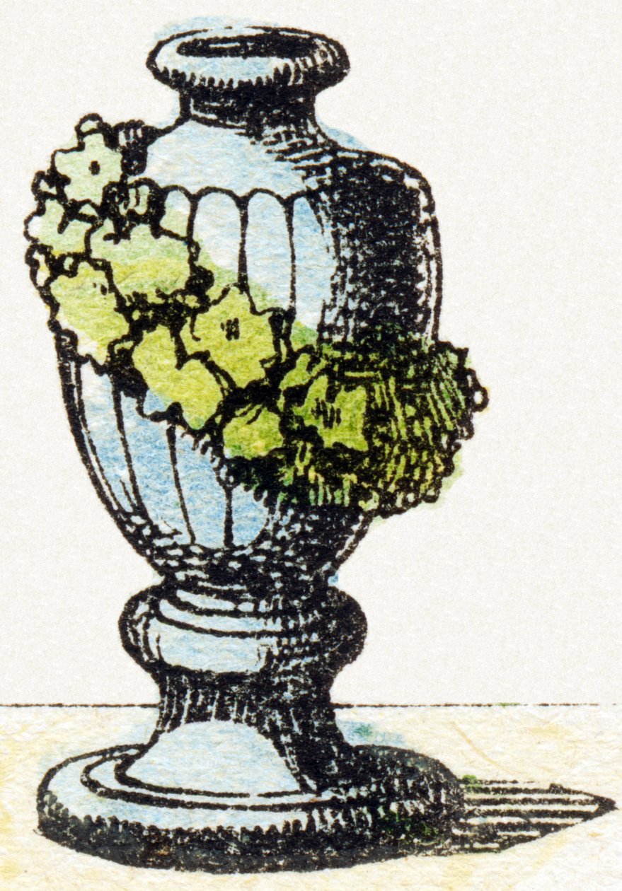 حرف U - Urne - ترفيه الأطفال الأبجدية c1890 (طباعة حجرية) بواسطة غير معروف