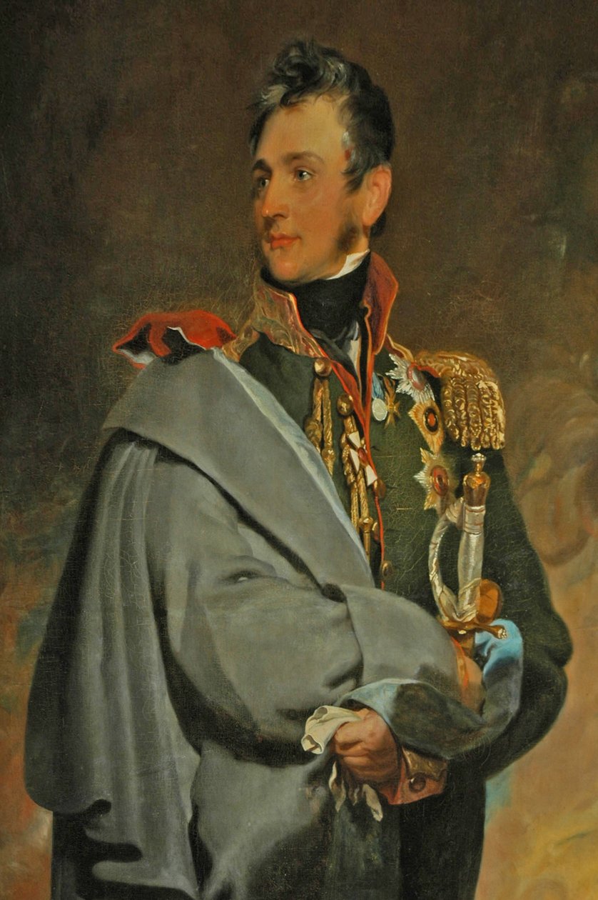 أوكرانيا ، يالطا ، قصر ألوبكا (1828) ، صورة ميخائيل فورونتسوف ، حاكم وباني القصر بواسطة فنان غير معروف