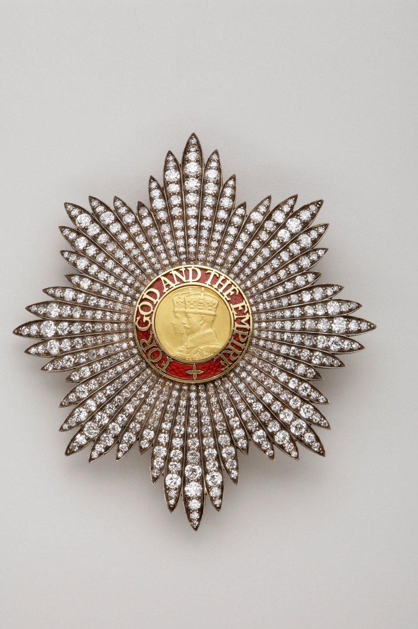 المملكة المتحدة - وسام الإمبراطورية البريطانية: لوحة Grand Cross Knight من صنع Spink & Son بواسطة غير معروف