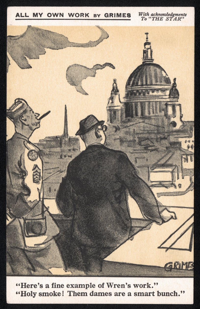 United Kingdom : A humorous postcard produced during WW2 by Raphael Tuck & Sons Ltd بواسطة غير معروف
