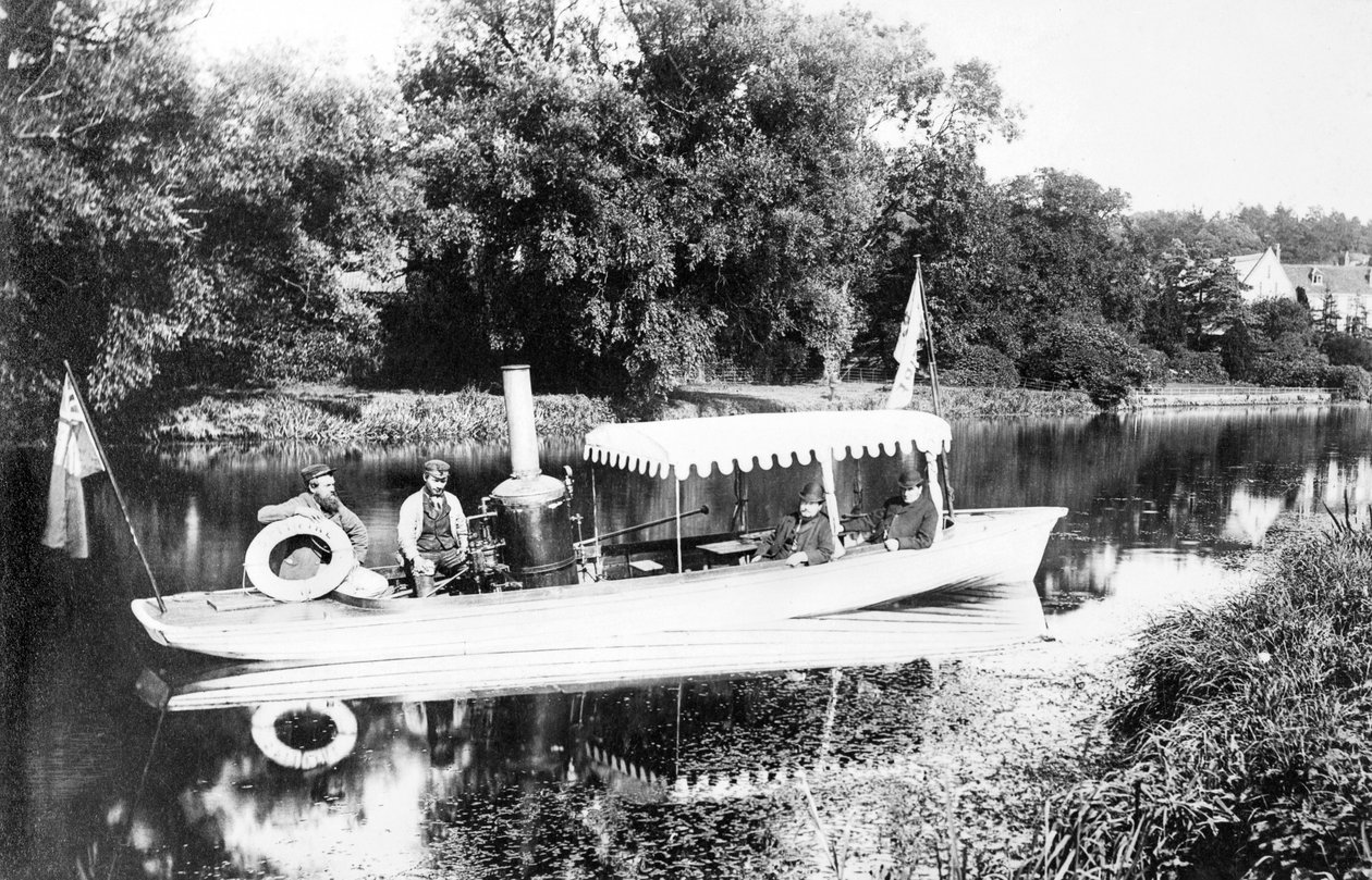 المملكة المتحدة: The Steam Craft the Spitfire. نورفولك برودز ، بواسطة غير معروف