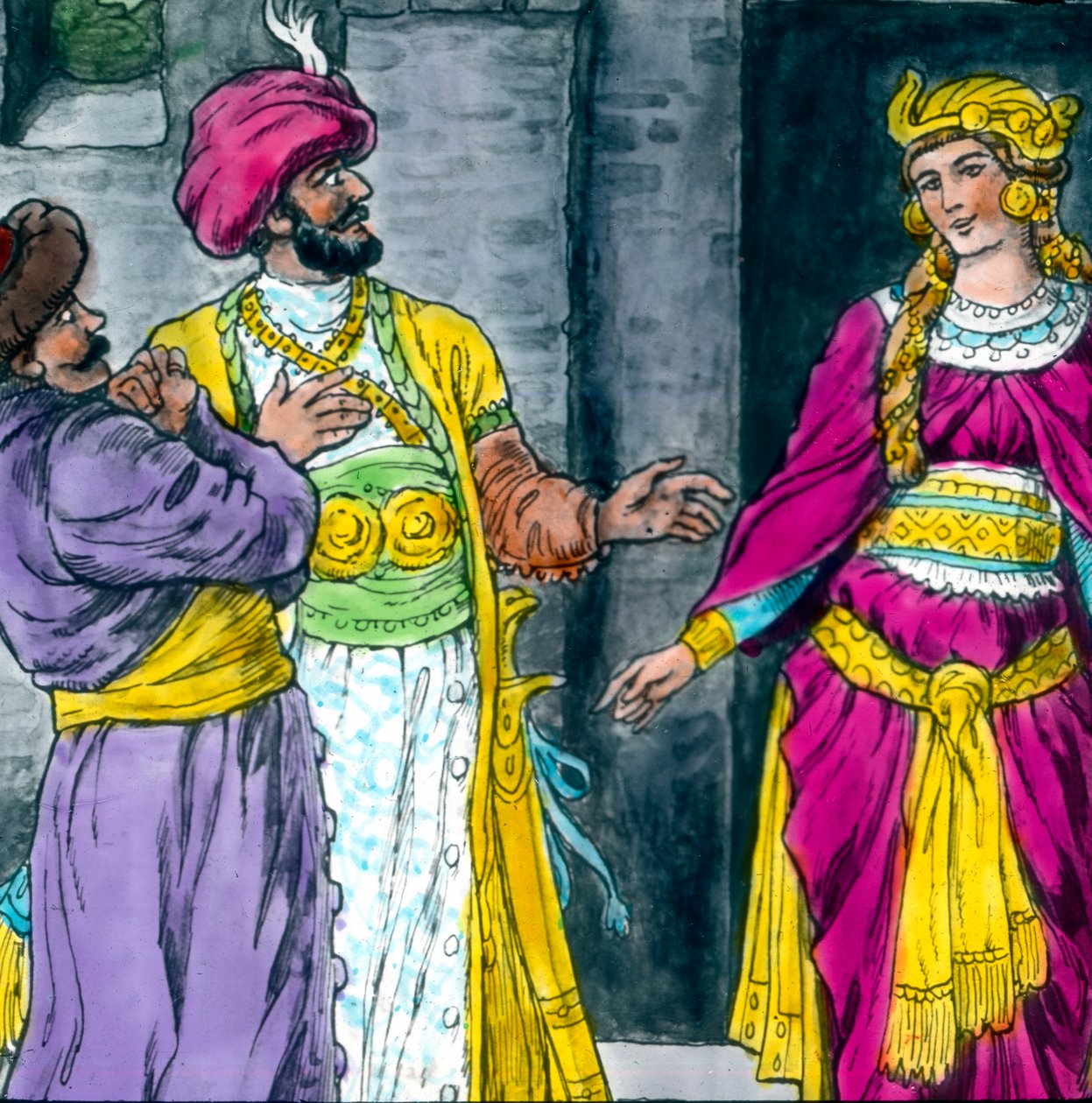 حكاية بواسطة فنان غير معروف