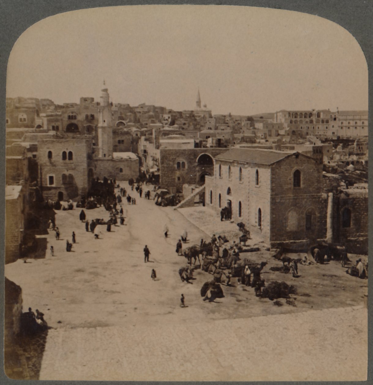 بيت لحم يهودا ، مسقط رأس يسوع ، فلسطين ، 1896. بواسطة أندروود أند أندروود
