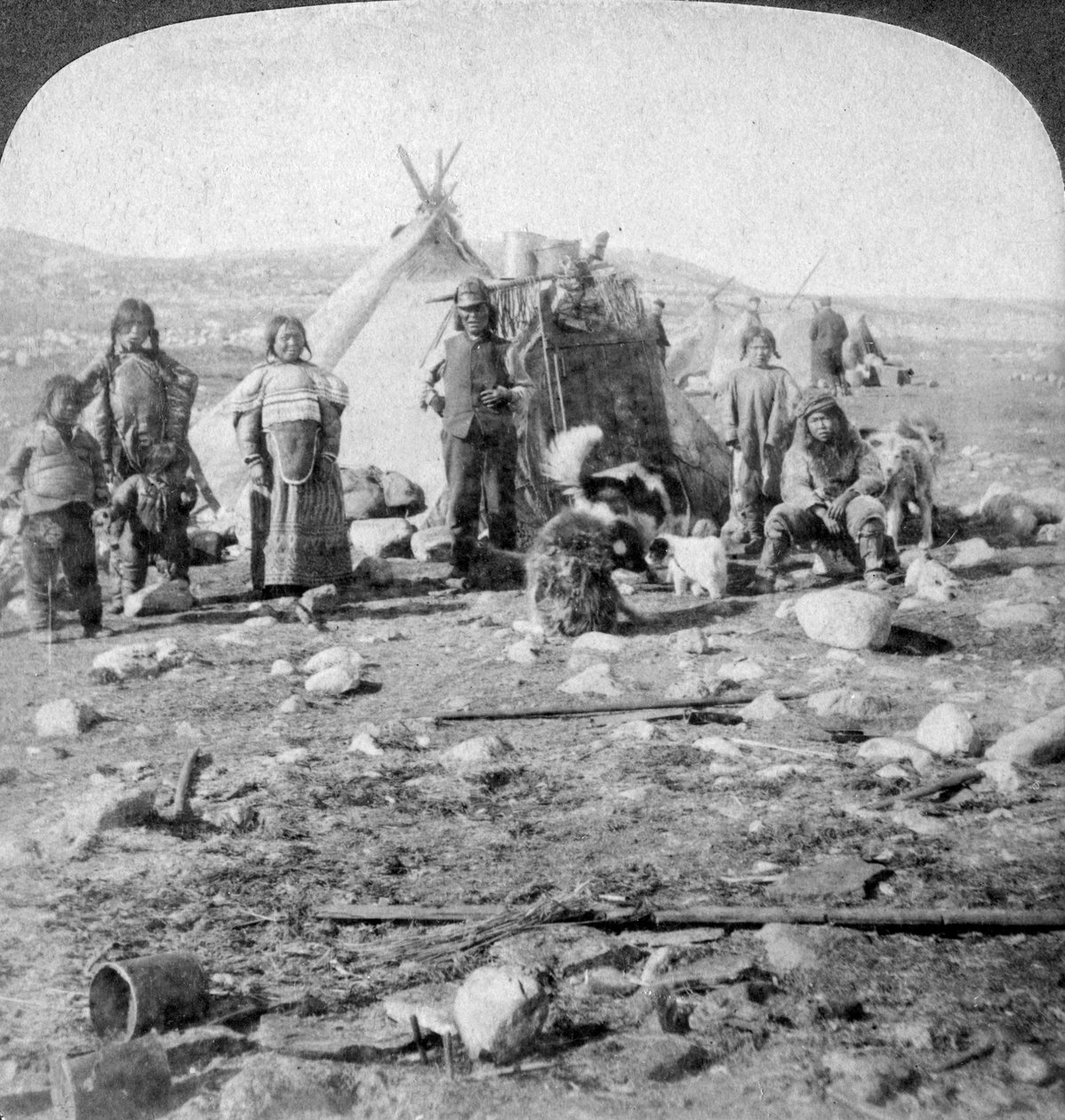 إسكيموس ، نورثرن جرينلاند ، 1904. بواسطة أندروود أند أندروود