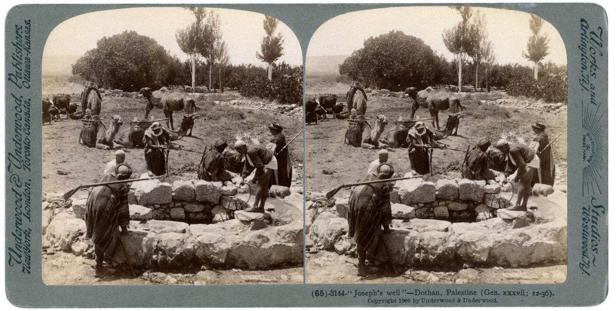 جوزيف ويل ، دوثان ، فلسطين ، 1900. بواسطة أندروود أند أندروود