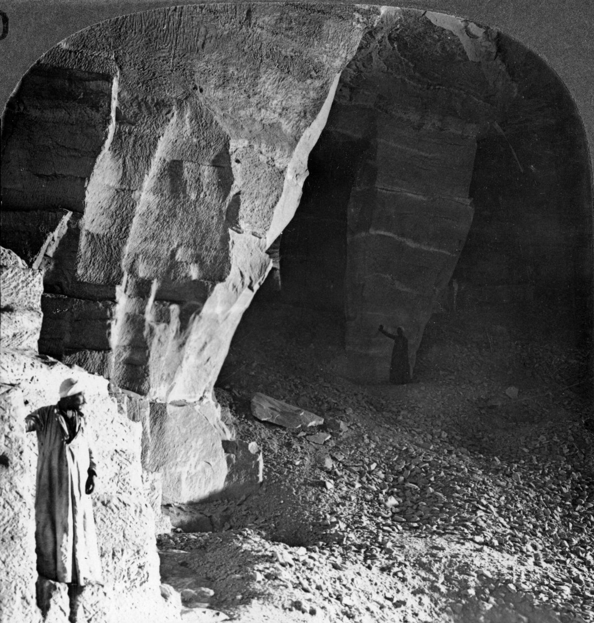 غرف محاجر المسرة ، مصر ، 1905. بواسطة أندروود أند أندروود