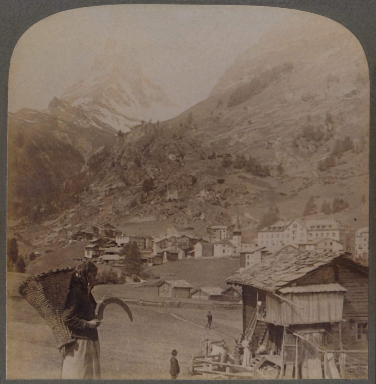 ملجأ الأرواح الألب - زيرمات الساحرة و ماترهورن سويسرا ، 1901. بواسطة أندروود أند أندروود