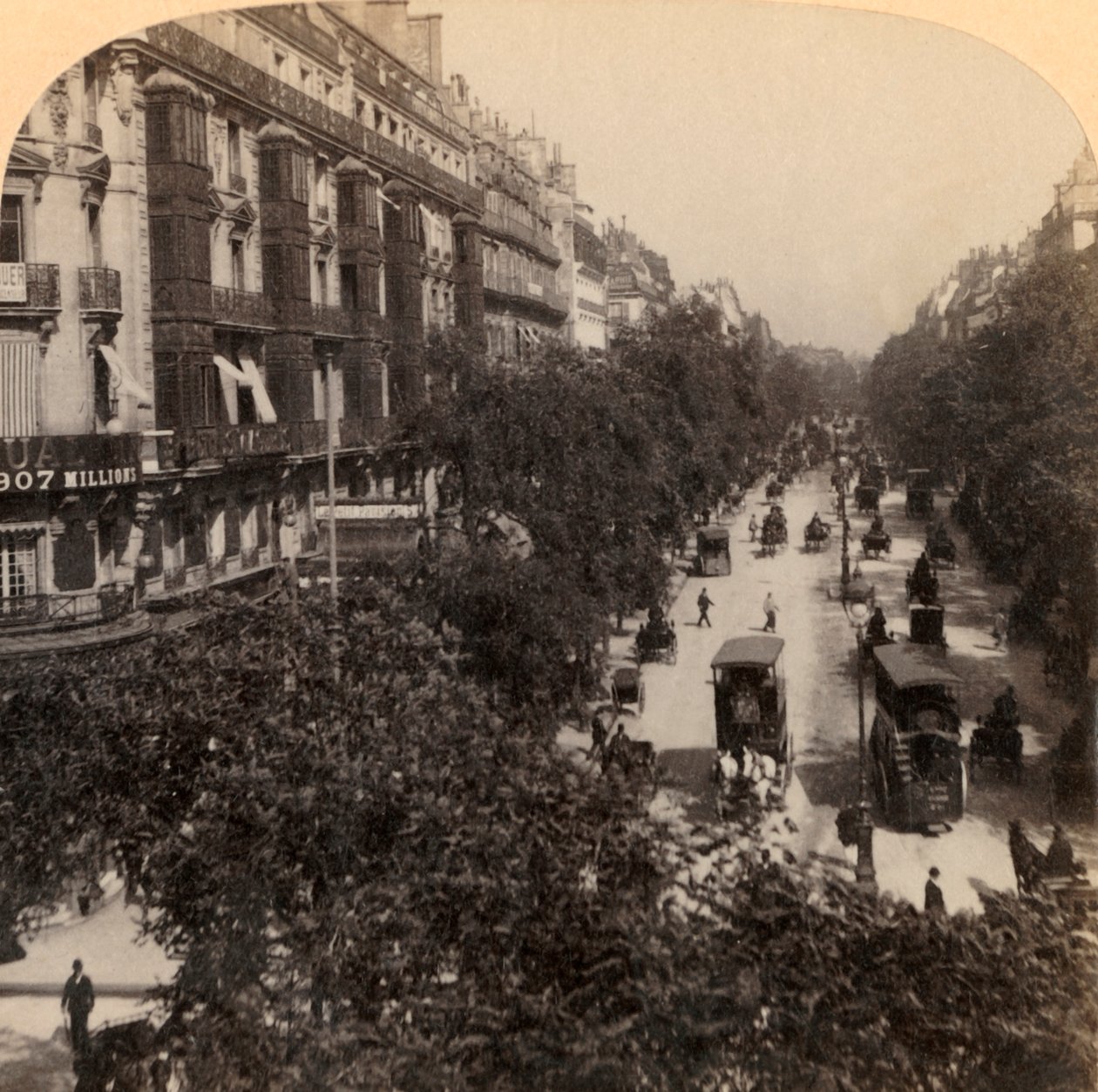 جراند بوليفارد ، باريس ، فرنسا ، 1894. بواسطة أندروود أند أندروود