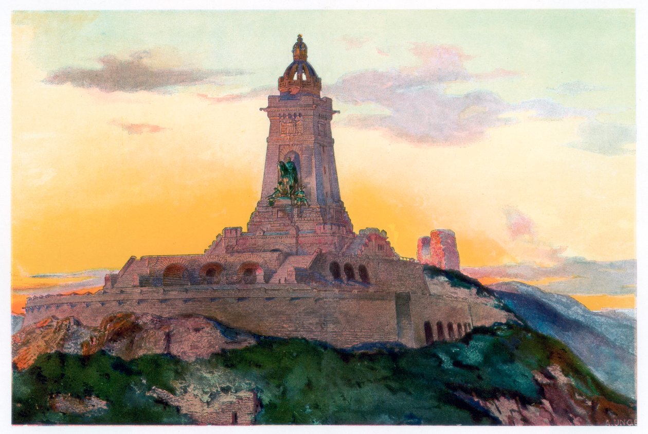 نصب تذكاري للقيصر فيلهلم الأول ، 1897 ، 1900 بواسطة أنغر