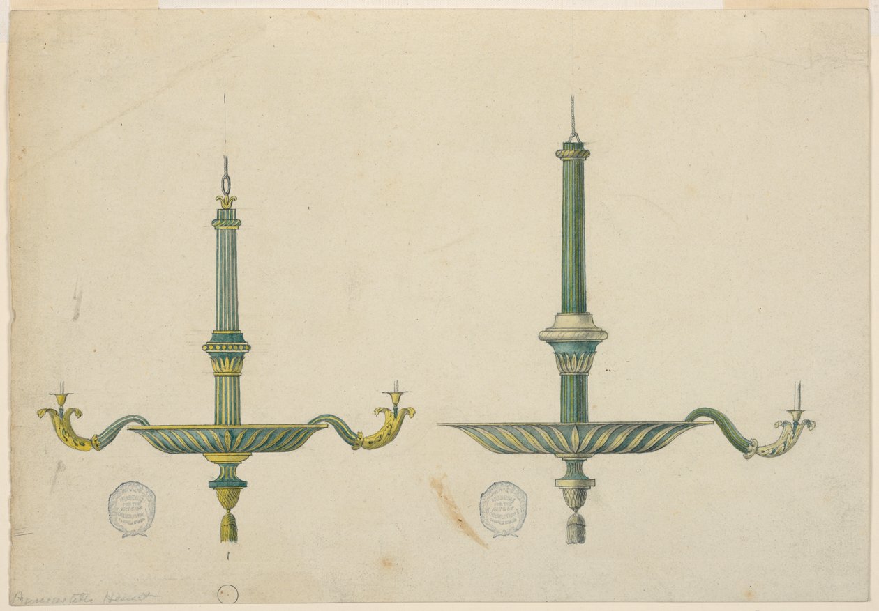 رسم ، ارتفاعان لثريا بواسطة غير معروف