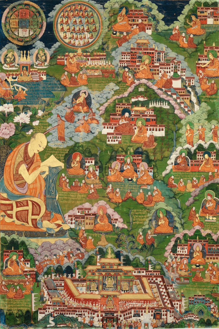 Tsongkapa بواسطة غير معروف