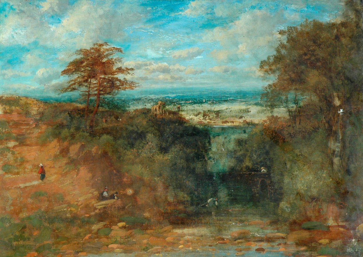 المشهد الريفي ، c.1837 بواسطة غير معروف