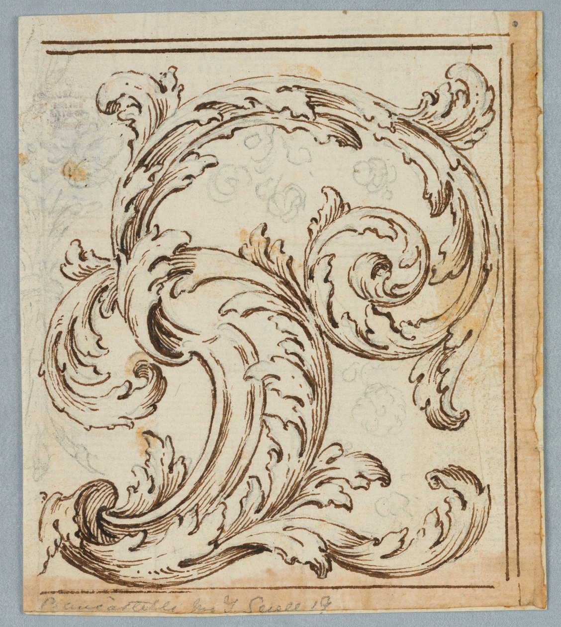 رسم ، تصميم رينكو ، 1725-1750 بواسطة غير معروف