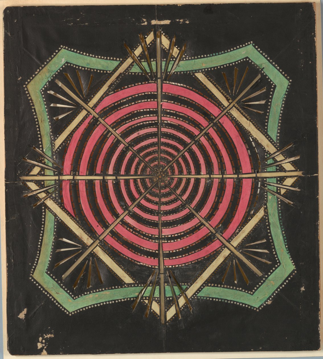 شريحة الفانوس ، نمط الدوران ، كاليفورنيا. 1780 بواسطة غير معروف