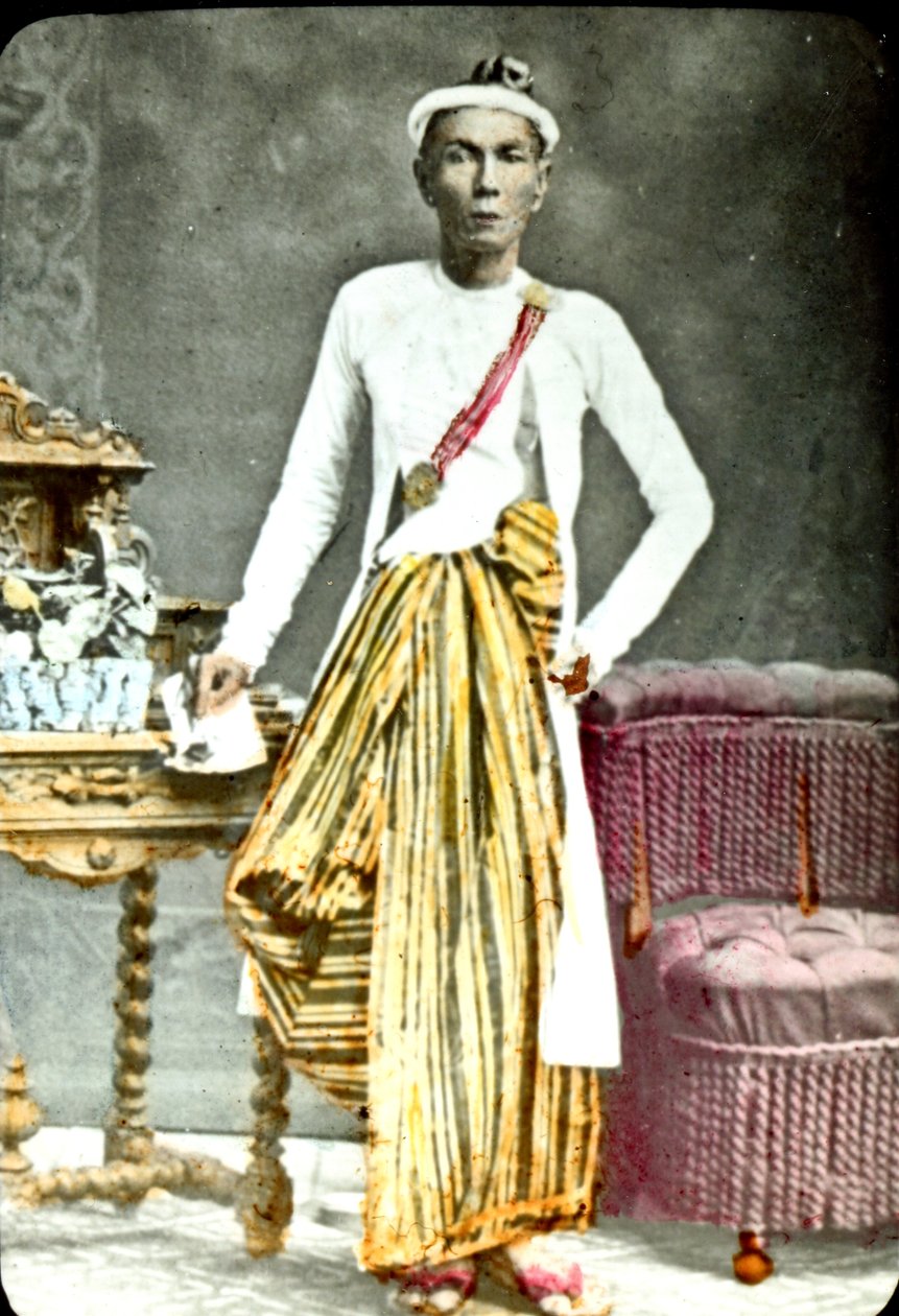 رجل بورمي ، 1880 بواسطة غير معروف