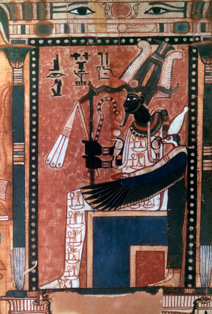 كتاب موتى الكاتب نبقيد ، تفاصيل المتوفى قبل أوزوريس ، الأسرة الثامنة عشر بواسطة غير معروف