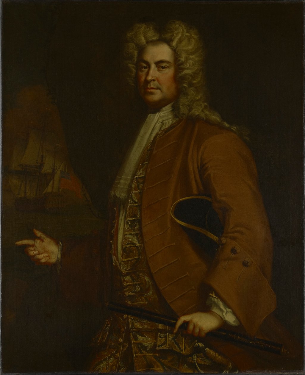 العميد البحري إدوارد تينغ (1683-1755) (يُنسب سابقًا إلى جون سمبيرت) بواسطة غير معروف