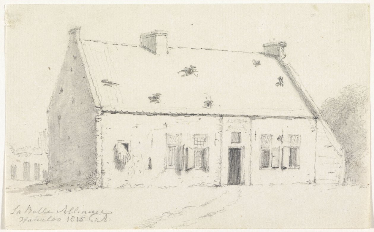 تحالف Huis La Belle La Belle Alliance / Waterloo 1815 (العنوان على الكائن) بواسطة غير معروف