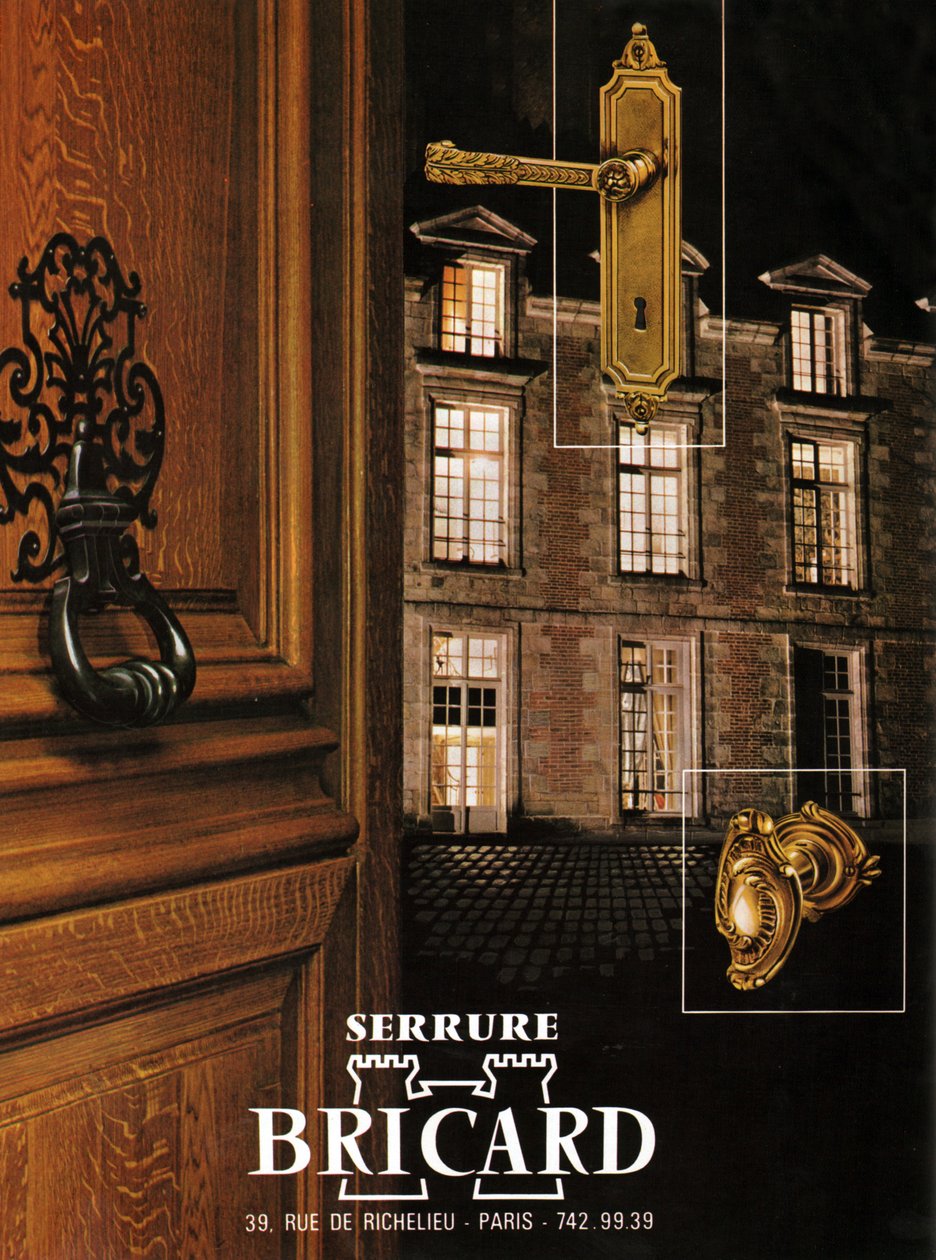 Serrures Bricard. أقفال Bricard. بواسطة غير معروف