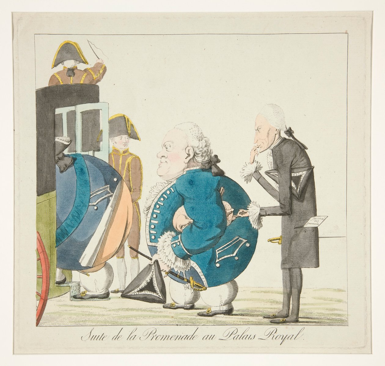 Suite de la Promenade au Palais-Royal (بعد المتنزه في Palais-Royal) بواسطة غير معروف
