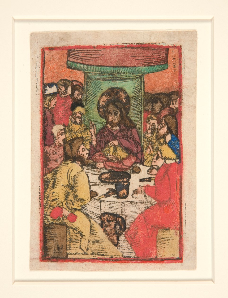 العشاء الأخير بواسطة غير معروف