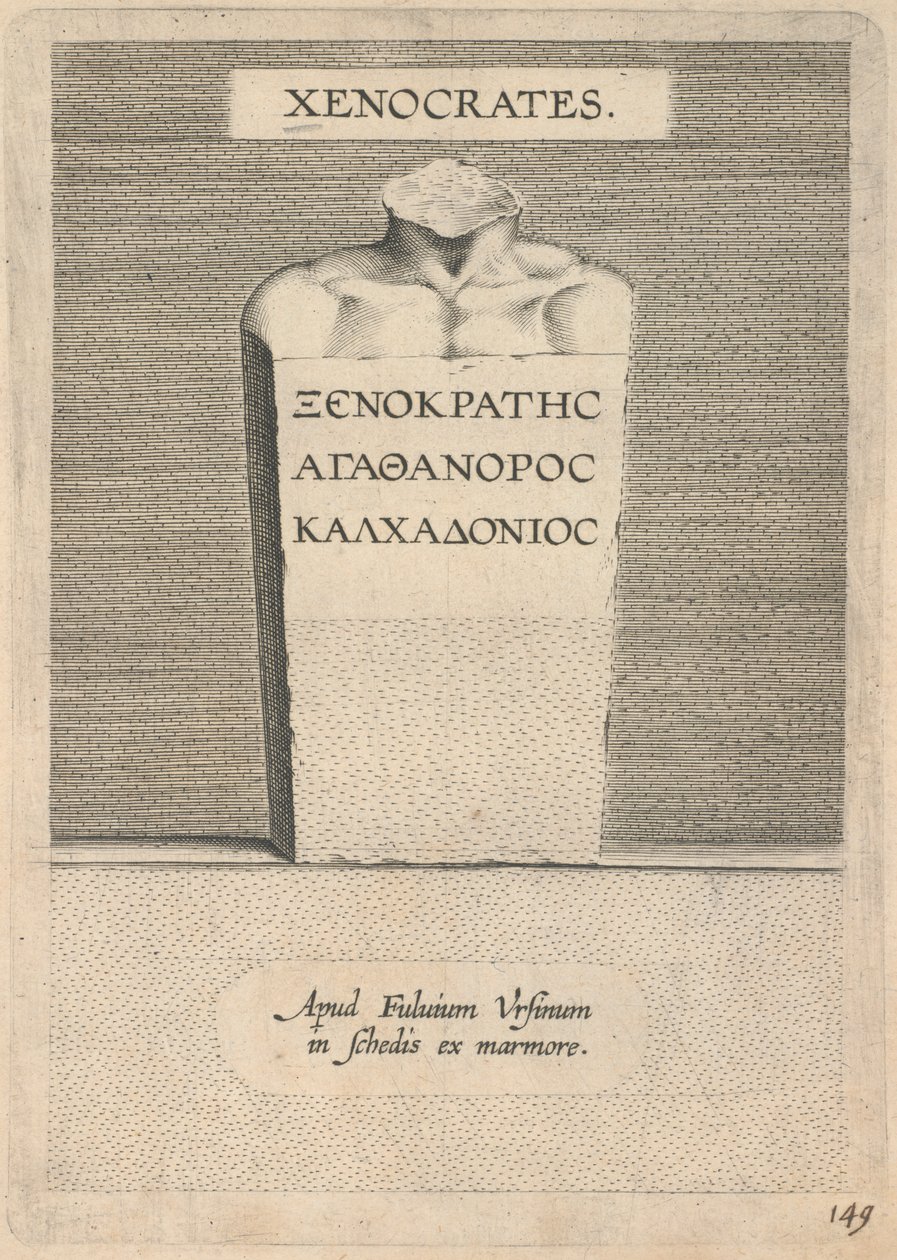 Xenocrates بواسطة غير معروف