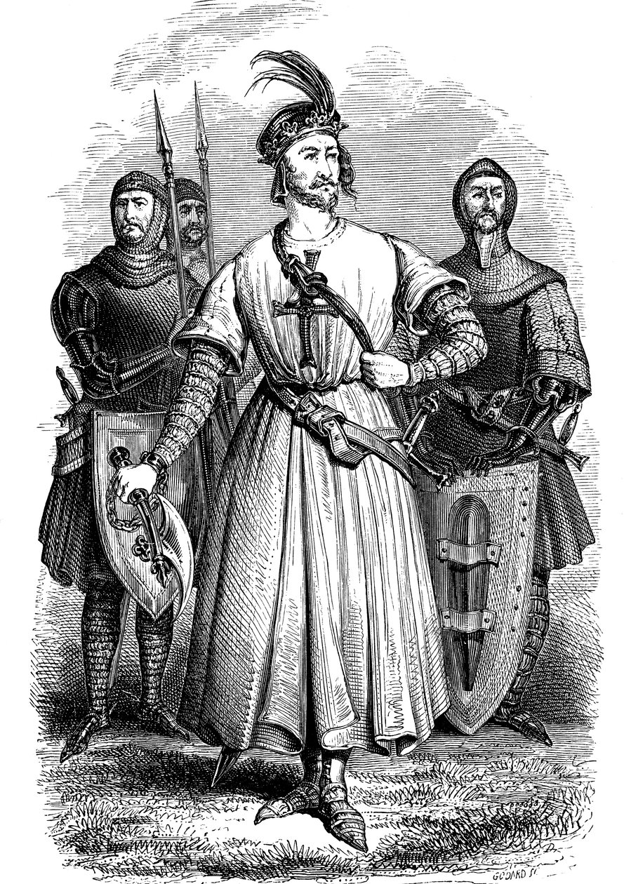 1157-1199، ريتشارد الأول ملك إنجلترا quot;ريتشارد قلب الأسدquot; ملك إنجلترا ودوق نورماندي بواسطة فنان غير معروف