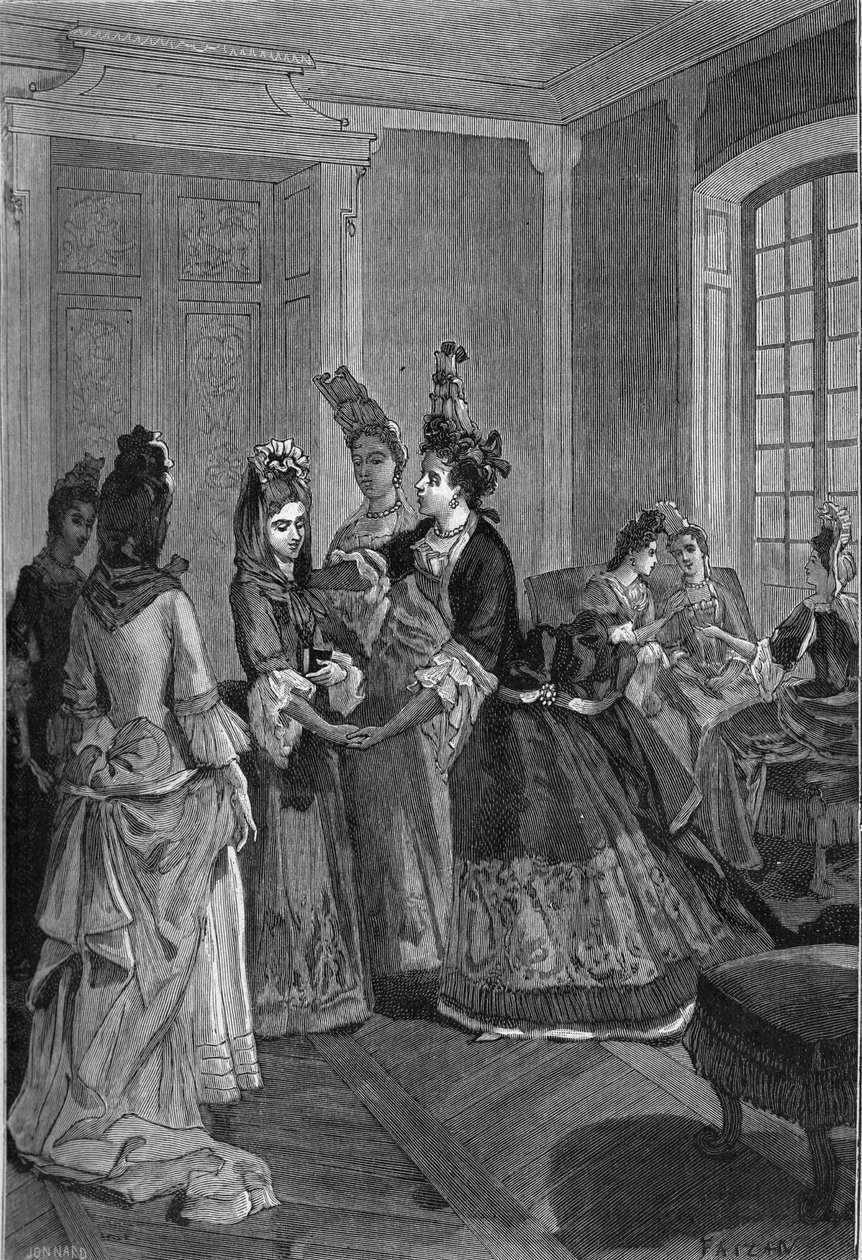 1685-1686: الكاثوليك الجدد. نقش القرن التاسع عشر. في "هيستوار دو فرانس" لجول ميشليه بواسطة فنان غير معروف