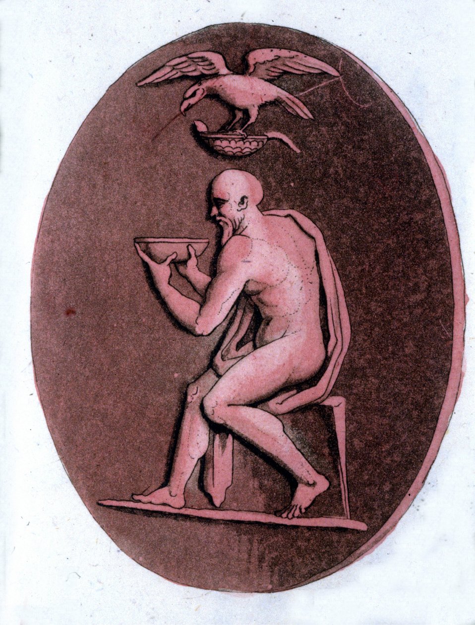 Aeschylus (حوالي 525-456 قبل الميلاد) ، شاعر مأساوي يوناني. بواسطة فنان غير معروف