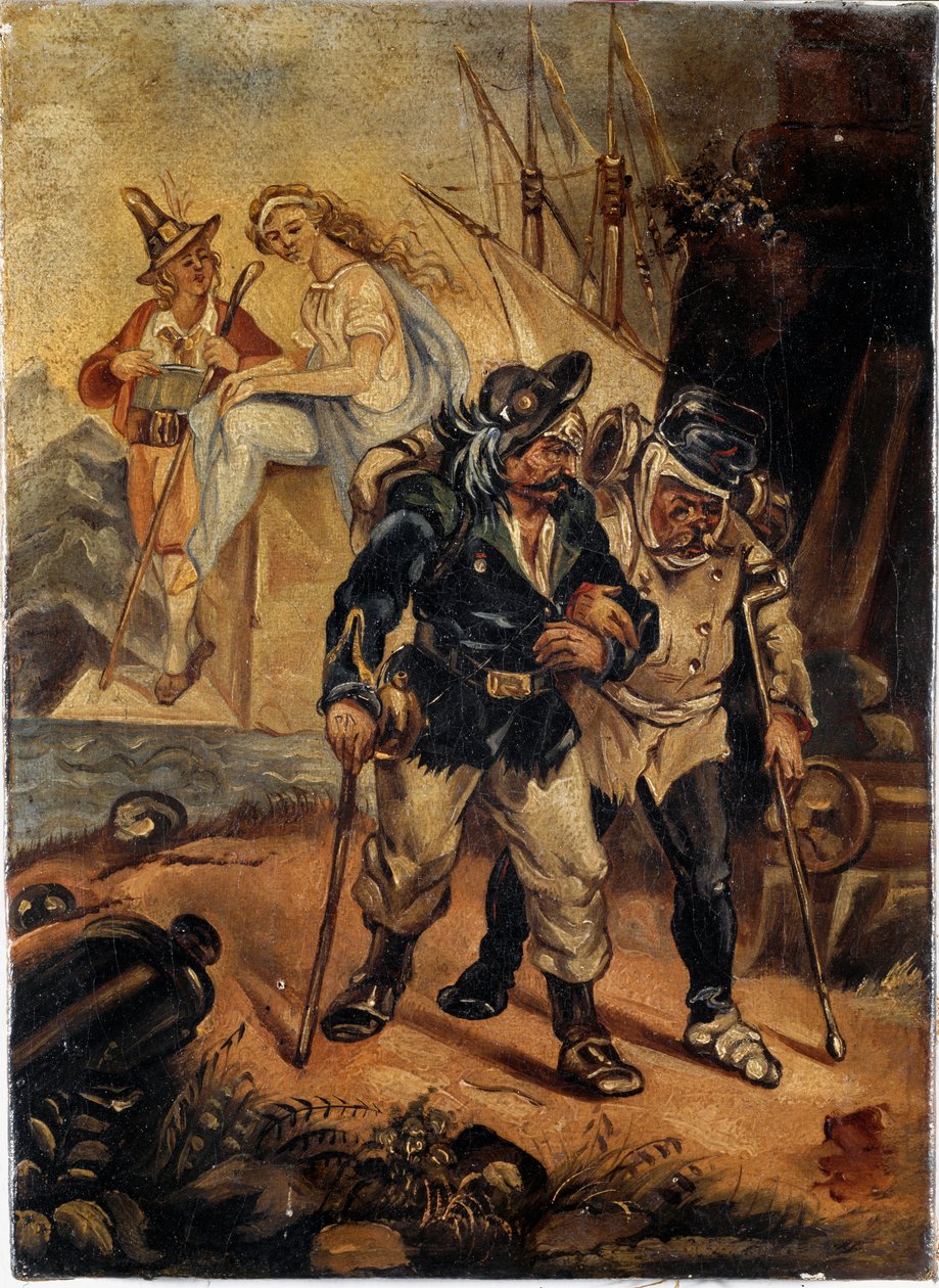 بعد الحرب (زيت على قماش ، حوالي 1859) بواسطة فنان غير معروف