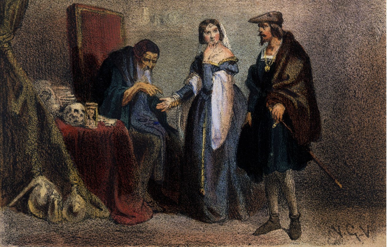أغنيس سوريل (1422-1450) (سيدة بيوت سور مارن) (بيوت سور مارن) ، المعروفة باسم "لا بيل أغنيس" ، المفضلة لدى تشارلز السابع الذي كان يستشير أحد المنجمين. نقش القرن التاسع عشر. مكتبة بريرا. ميلان. بواسطة فنان غير معروف