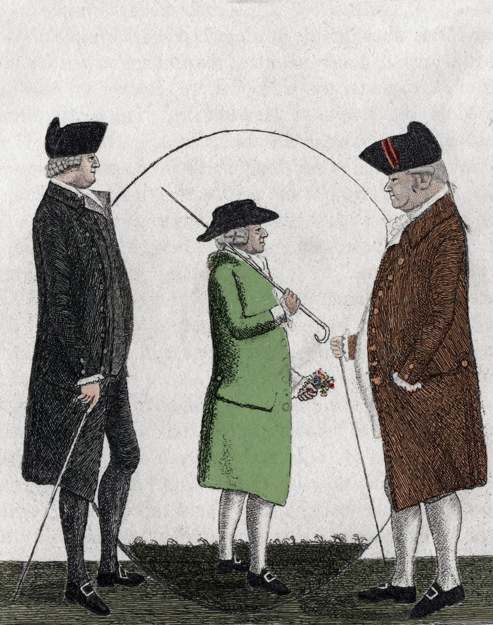 ألكسندر جوردون ، لورد روكفيل (1739-1792) ؛ آدم سميث (1723-1790) - نقش - القرن التاسع عشر بواسطة فنان غير معروف