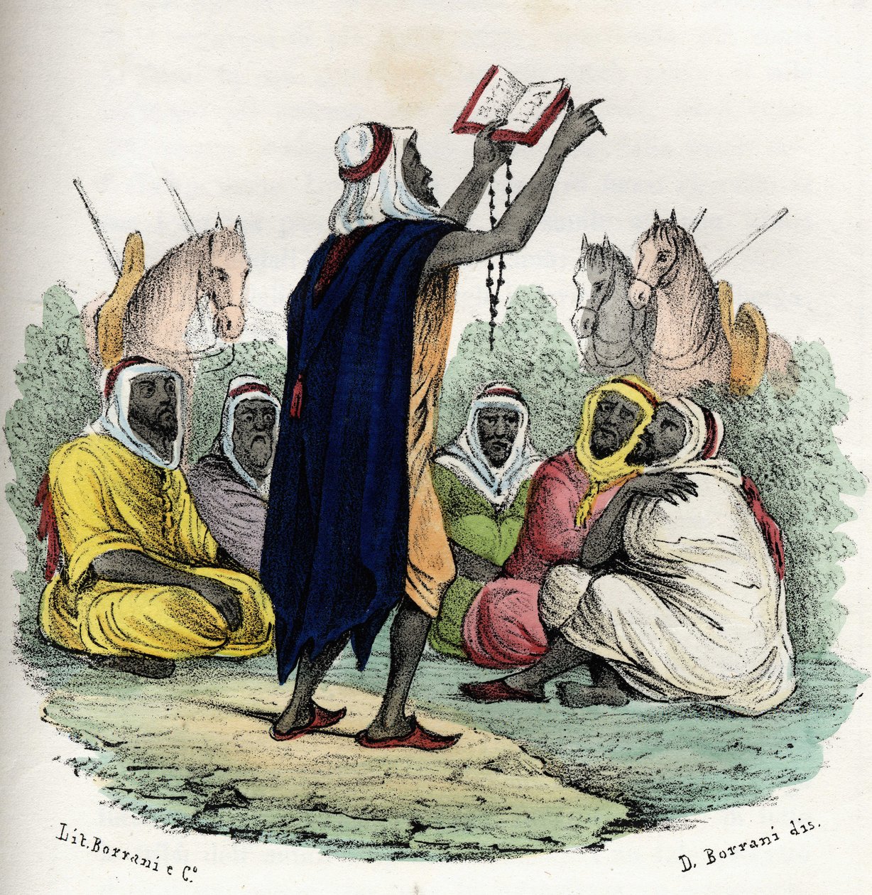 Algeria. The Emir Abd el Kader (Abd-el-Kader or ibn Muhyi al-Din al-Hasani (al Din al-Hasani) (1808-1883) called for a first jihad (holy war) in 1832. In “” Storia d