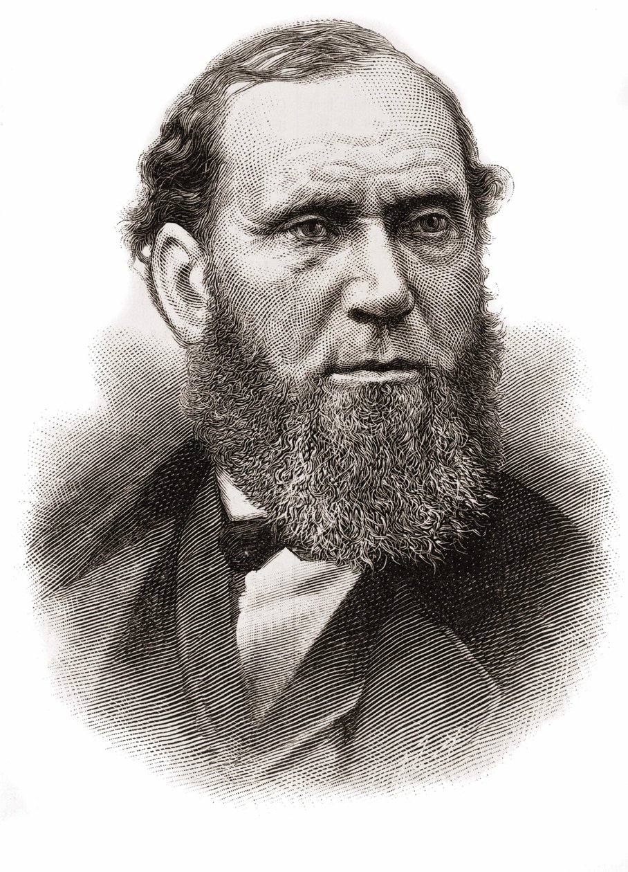 ألان بينكرتون (1819-1884) ، محقق أمريكي من أصل اسكتلندي. بواسطة فنان غير معروف