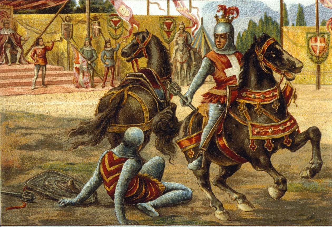 قال Amedee VII of Savoy (1360 -1391) إن Red Count خلال إحدى البطولات. أميديو الثامن من سافوي (ما يسمى روسو). بواسطة فنان غير معروف